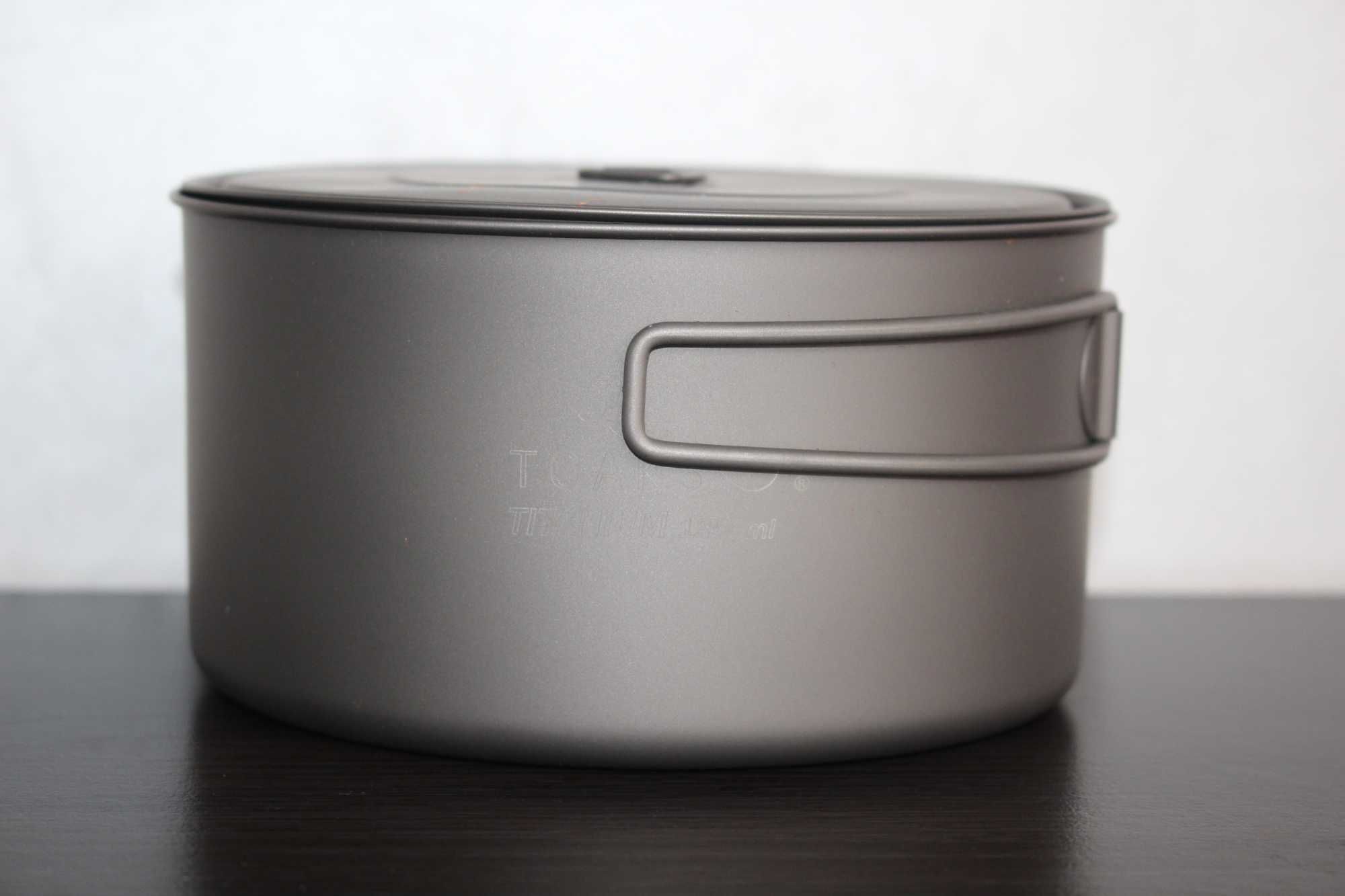 Казанок титановий Toaks titanium 1350 мл каструля зі складними ручками