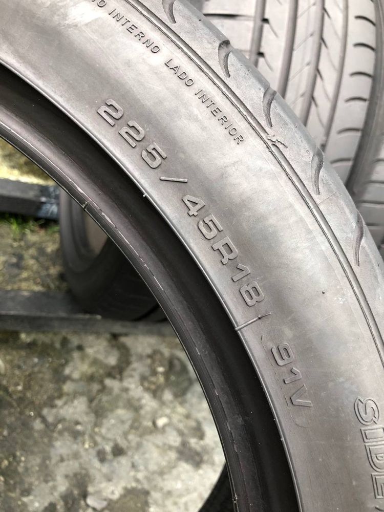 Шини Goodyear 225/45 r18 комплект Літо RunFlat 16рік (108)