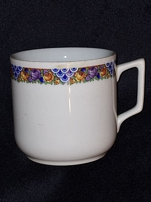 przedwojenna porcelana Ćmielów reklama kawa Bohm Włocławek muzeum