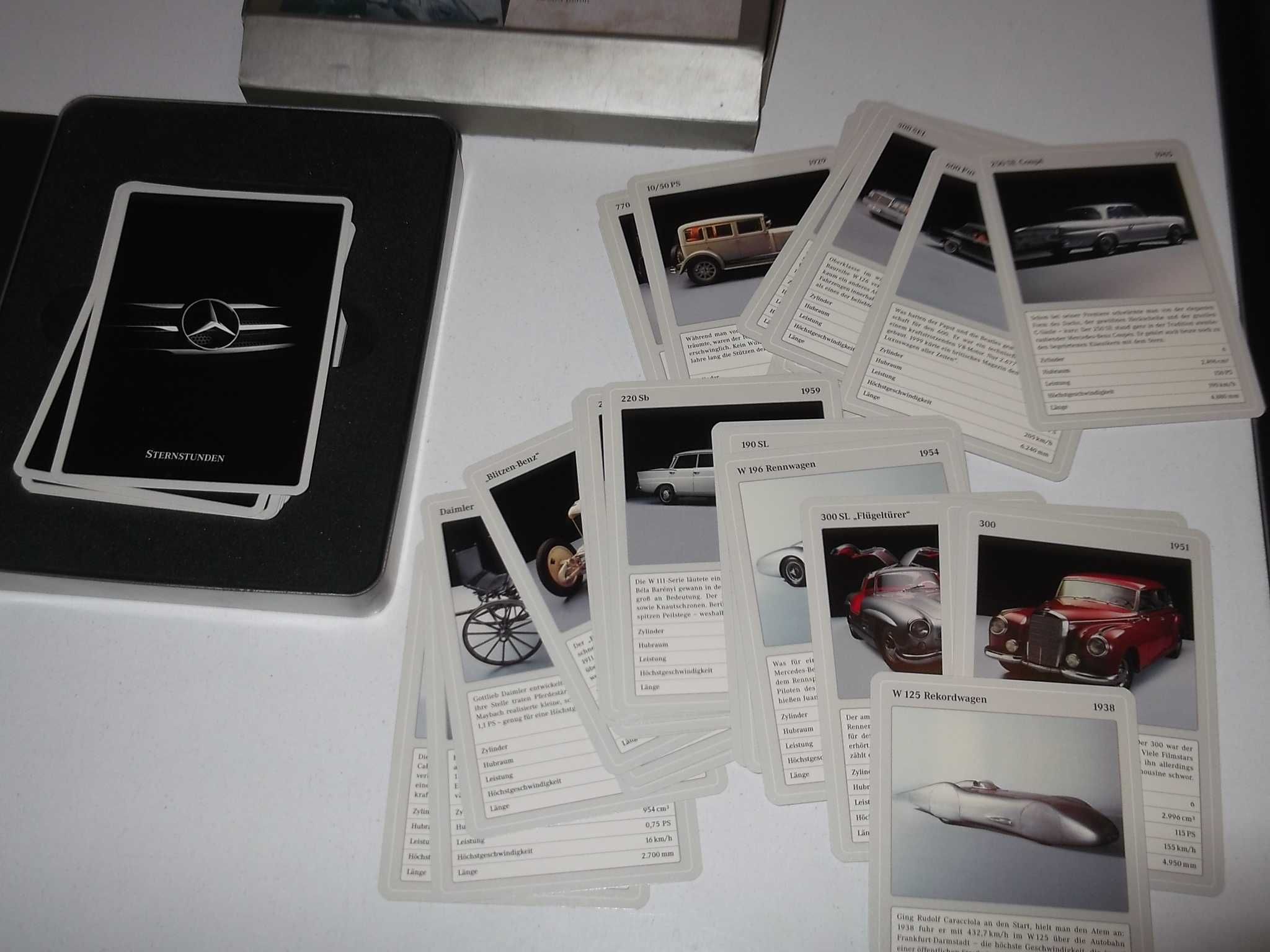 Karty Mercedes Benz kolekcjonerskie