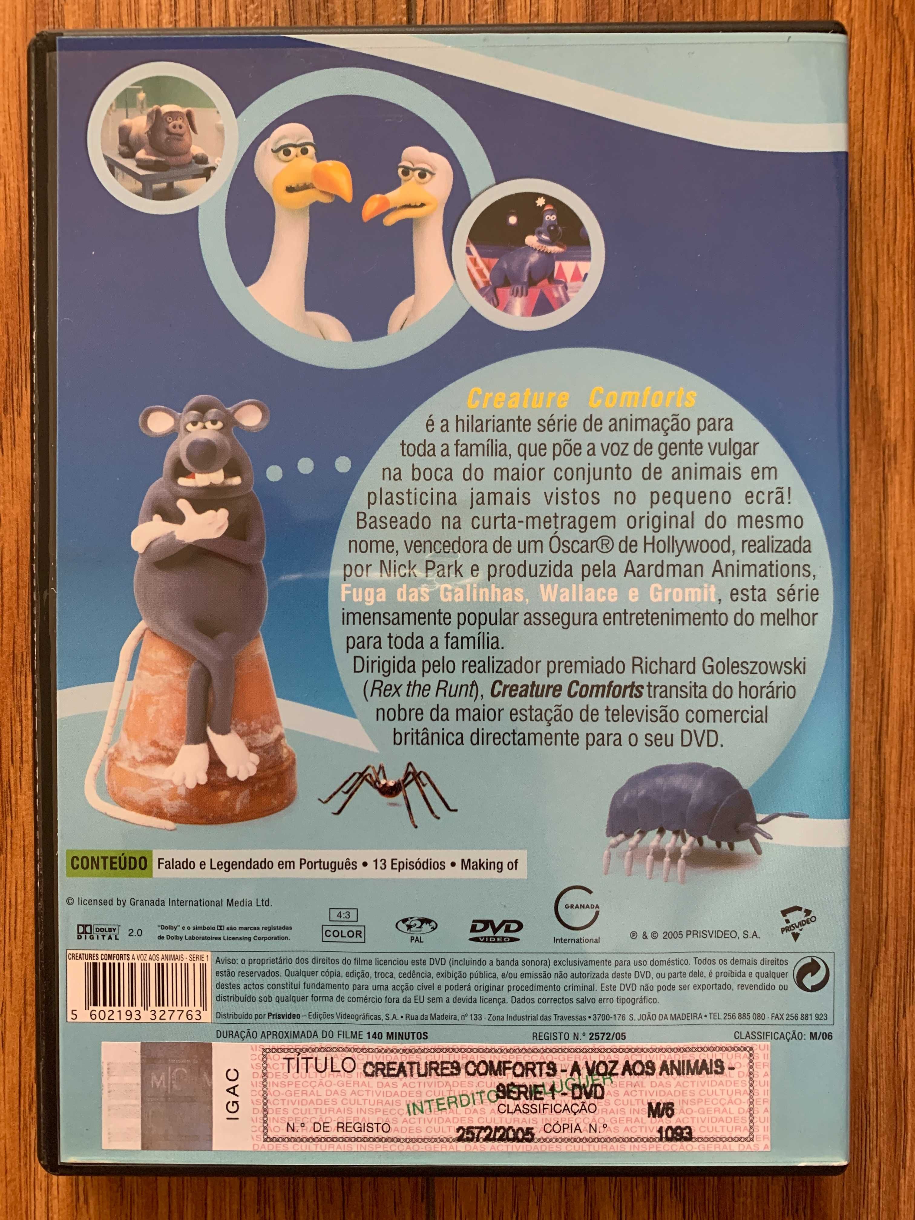 A Voz dos Animais - Aardman - 2 dvds
