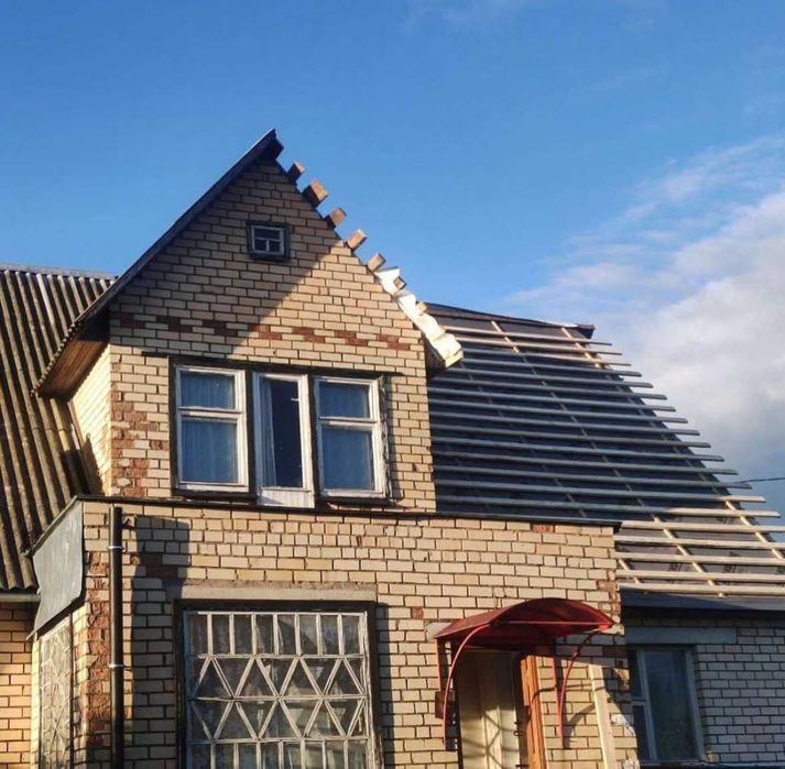 Дах з нуля ПІД КЛЮЧ Будівництво криші, Монтаж Зведення криші, Покрівля