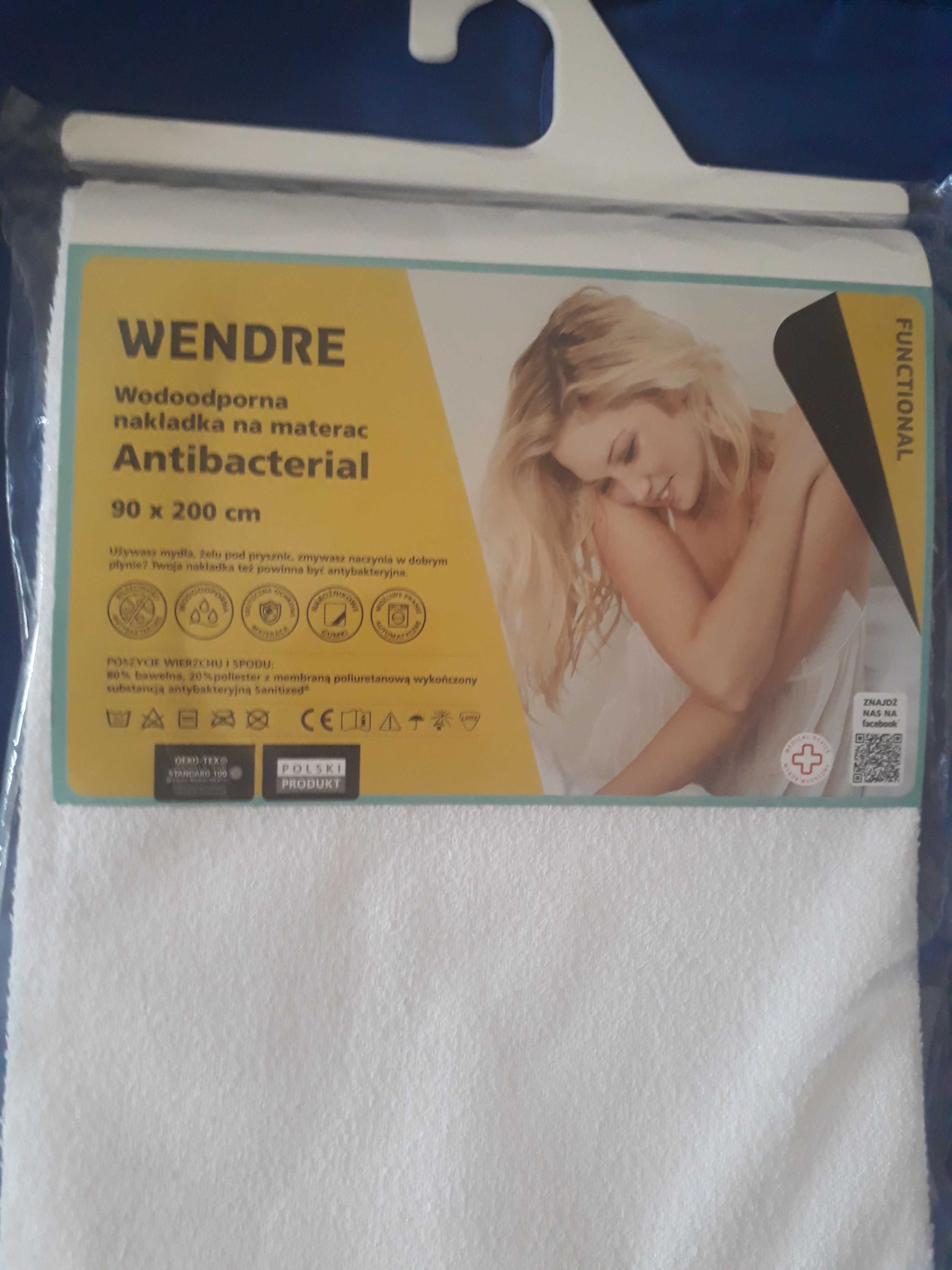 Wodoodporna nakładka na materac ANTIBACTERIAL