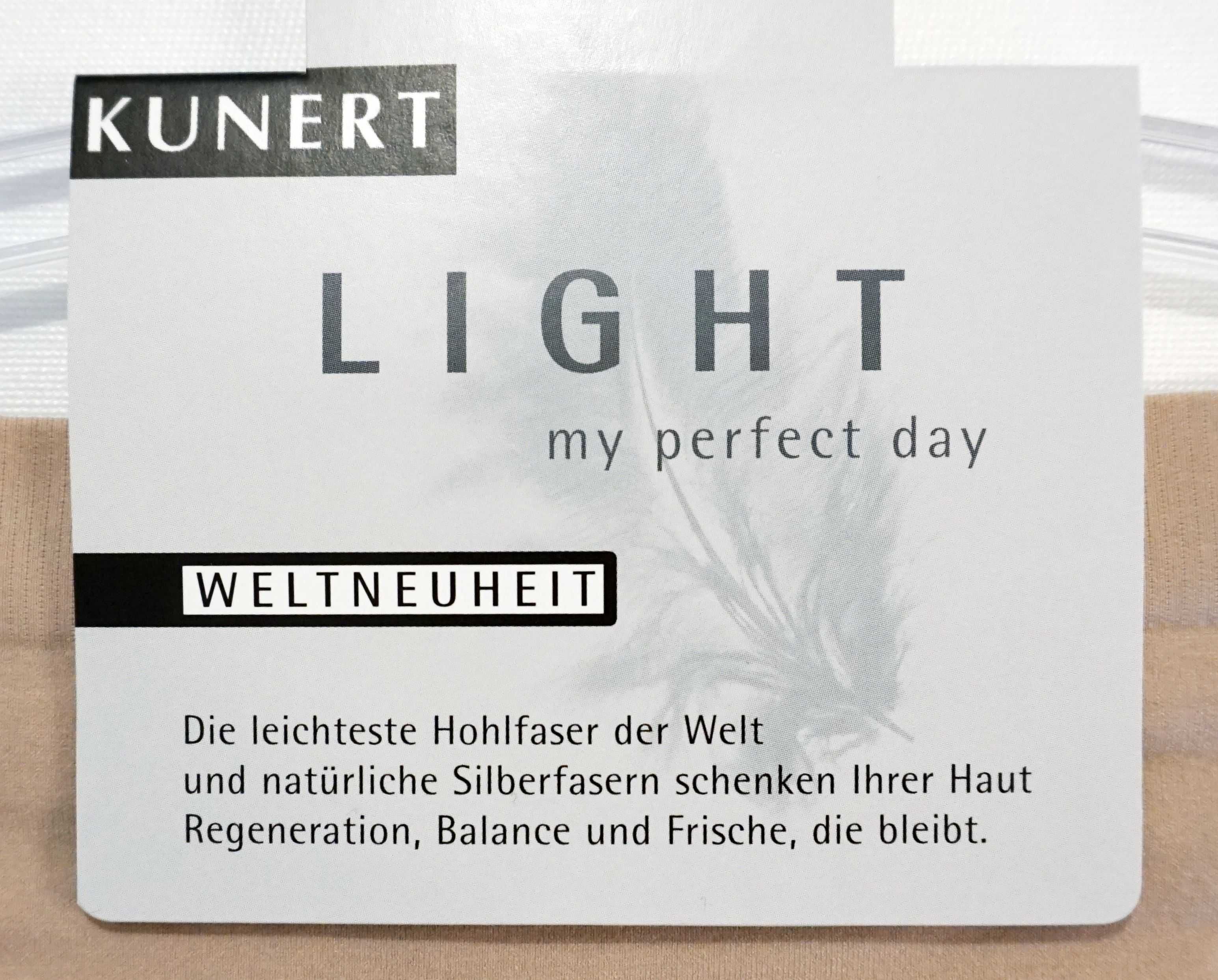Aksamitnie miękkie stringi lekkie KUNERT LIGHT białe XS/S -80%
