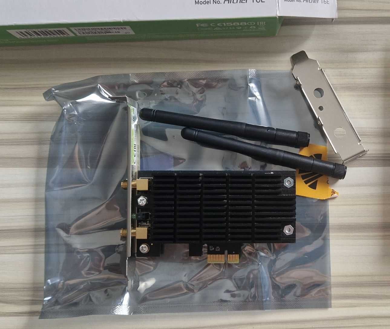 Karta sieciowa dwupasmowa TP Link  Archer T6E,  WI-FI PCI-E