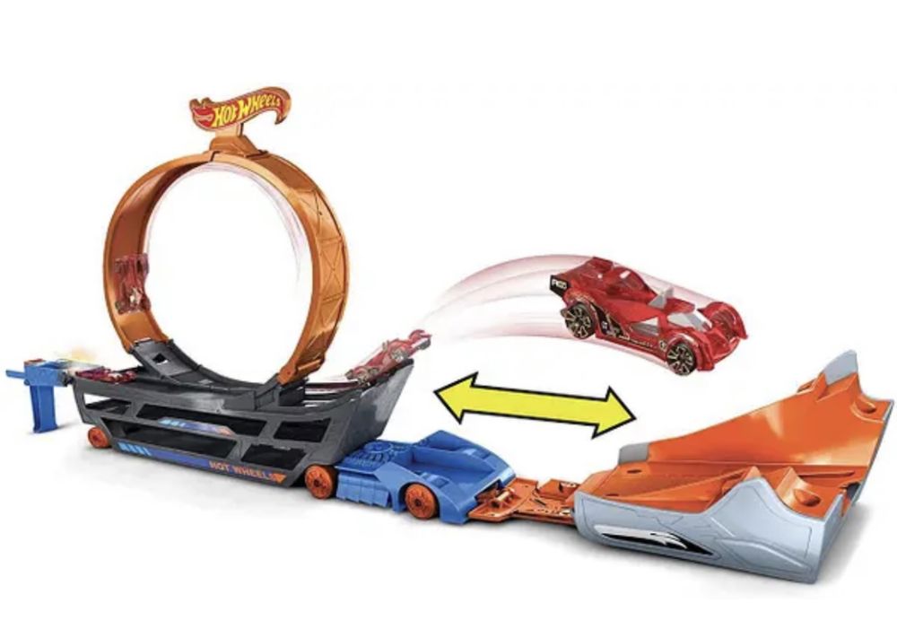 Автовоз Хот Вилс с петлей Hot Wheels Stunt & Go Track!