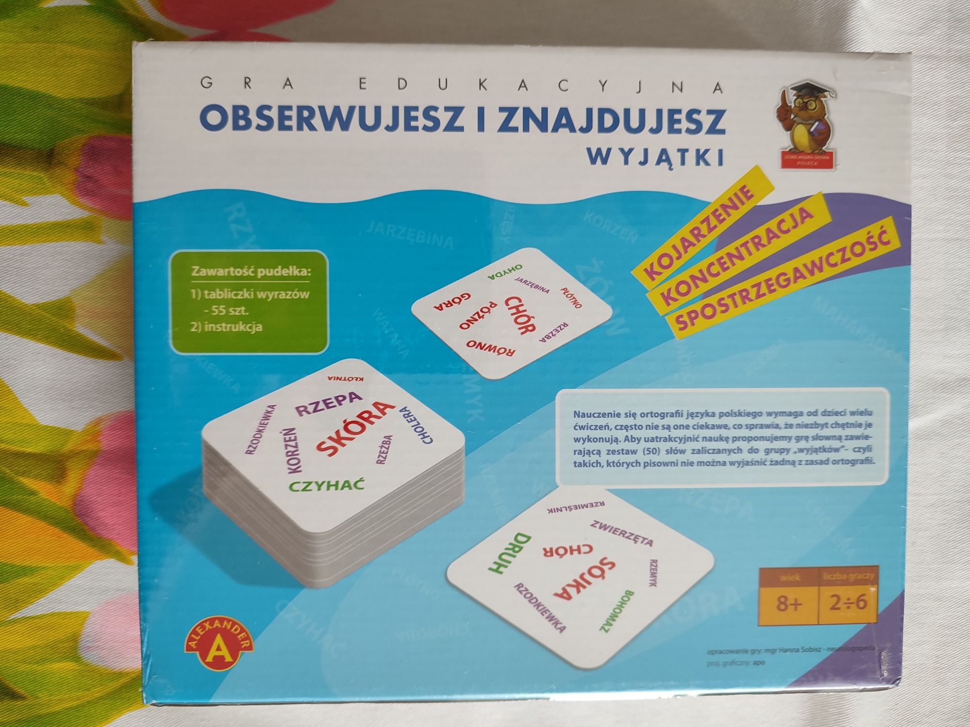 Gra edukacyjna ,,Obserwujesz i znajdujesz-wyjątki,,