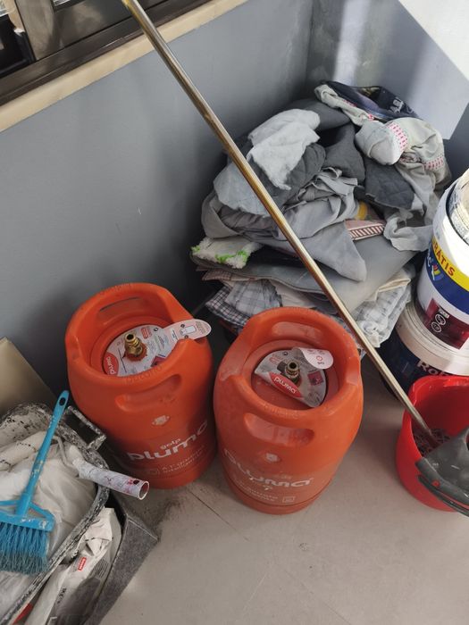 Garrafa de gás pluma