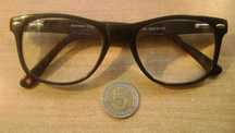 Starocie z PRL Okulary damskie korekcyjne +3,5 dioptrii MONTANA 14 cm