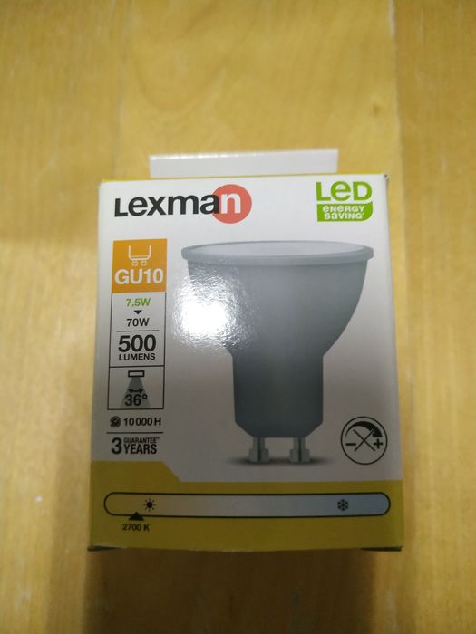 5 lâmpadas LED | marca Lexman
Fotografias frente e verso

Posso enviar