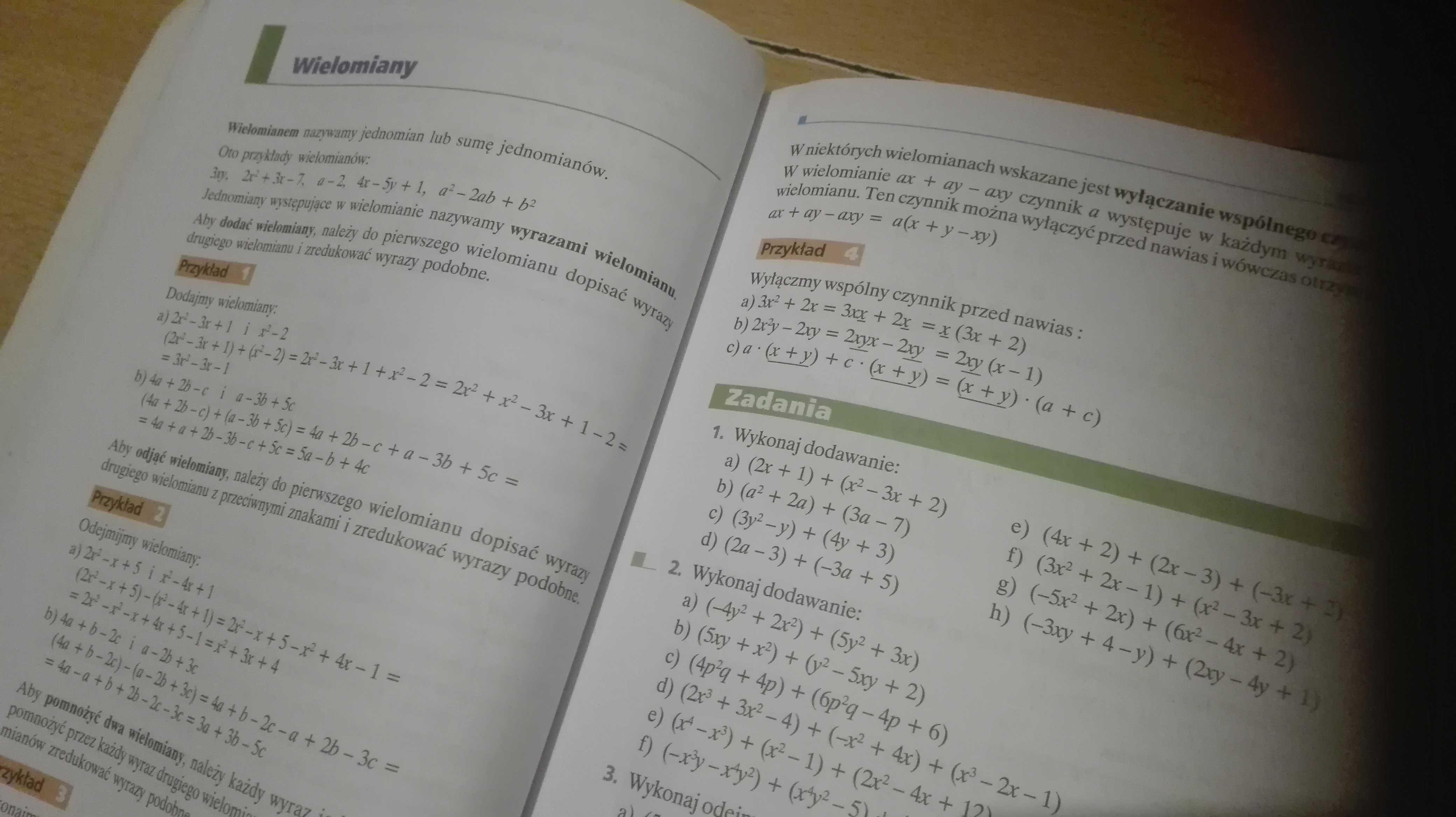 Matematyka zeszyt ćwiczeń zadania nauka korepetycje samouk rozwiązania