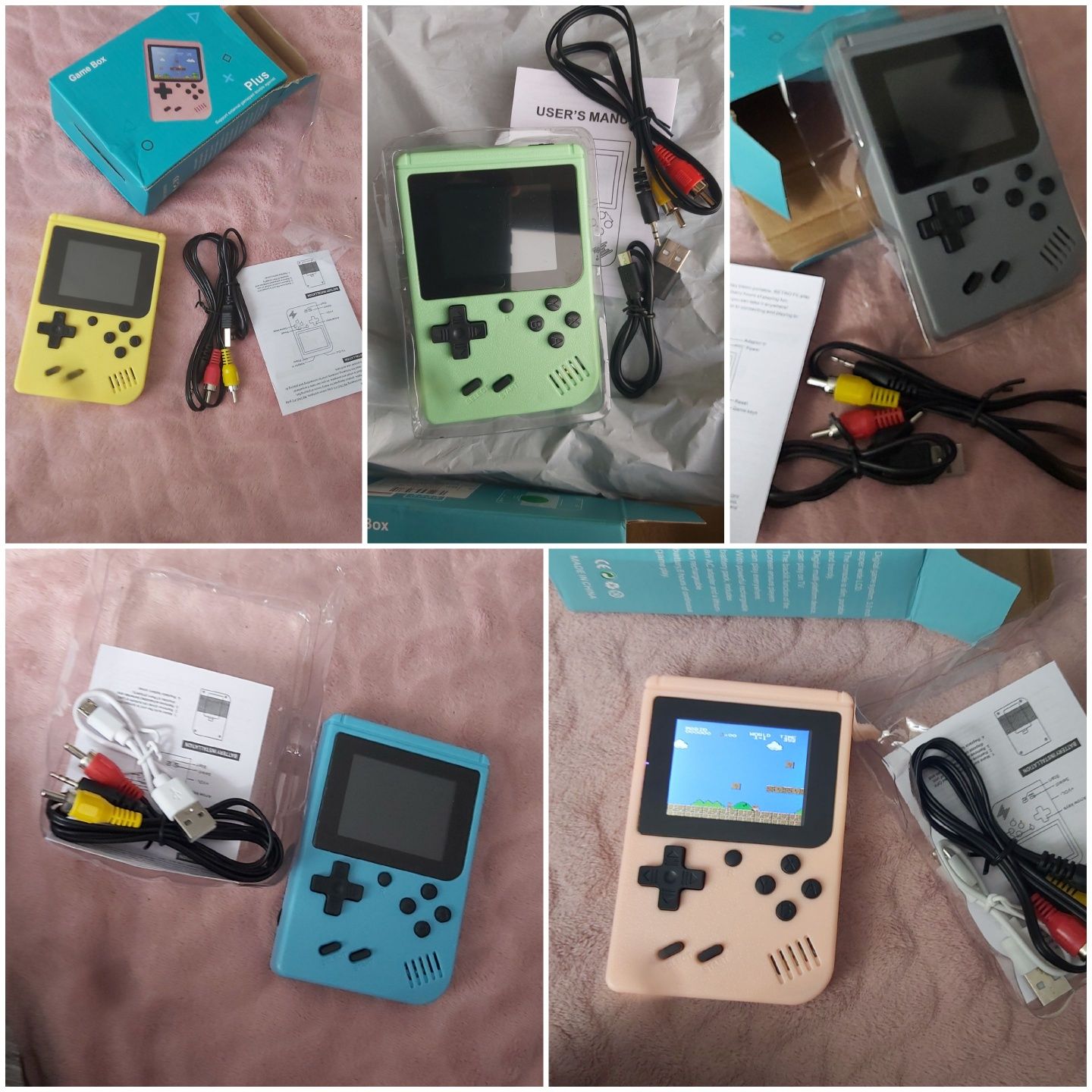 Konsola Przenośna Retro 400 Gier Pegazus Gameboy Nintendo Mario Tet