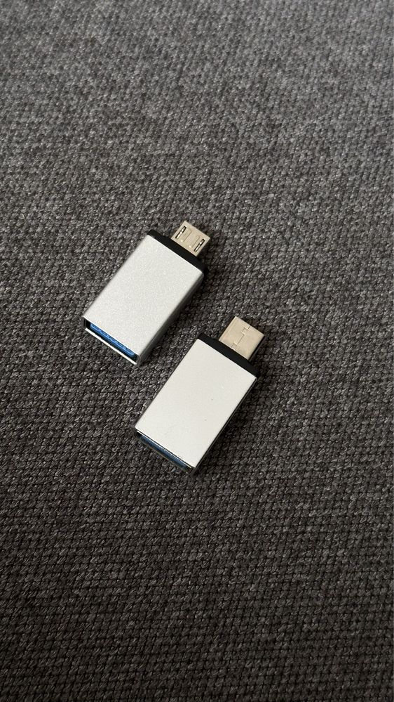 Adapter przejsciówka usb na usb typ C micro usb