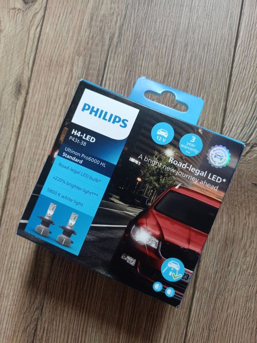Philips H4 Ultinon Pro6000 HL Standard LED komplet
