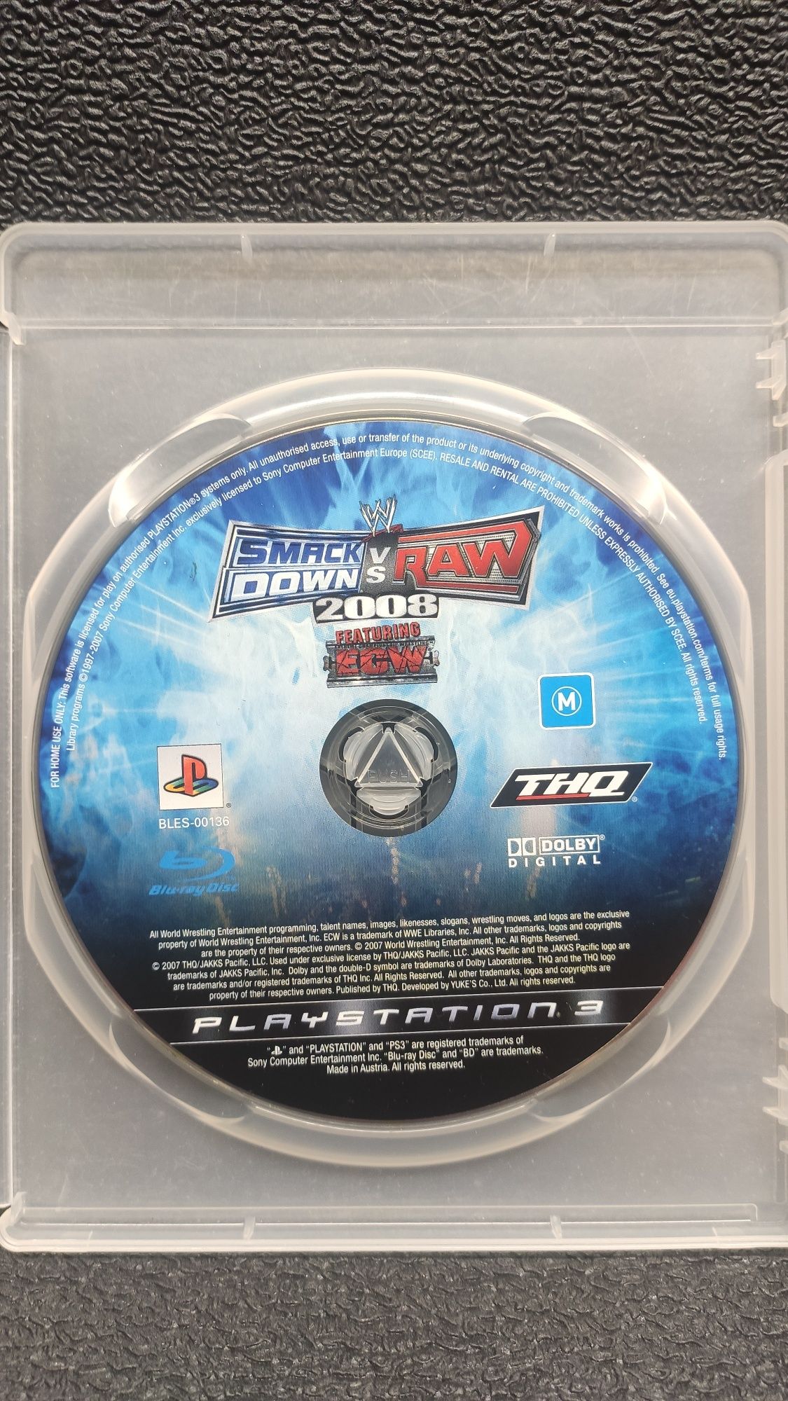 Smack down vs raw 2008 PlayStation 3/ PS3