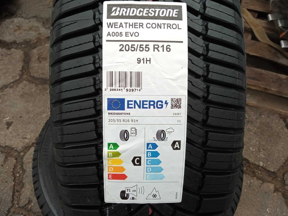 205/55R16 Bridgestone całoroczne 1szt Para Komplet Montaż Gratis N1642