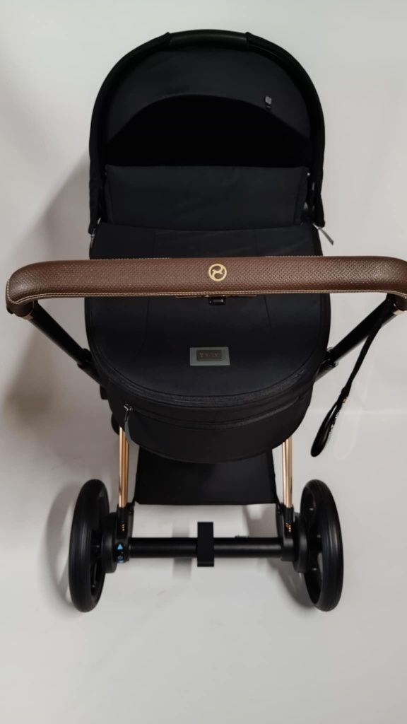Cybex e priam rose gold z gondolą sepia black