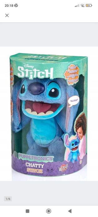 Stitch zabawka interaktywna prezent nowy