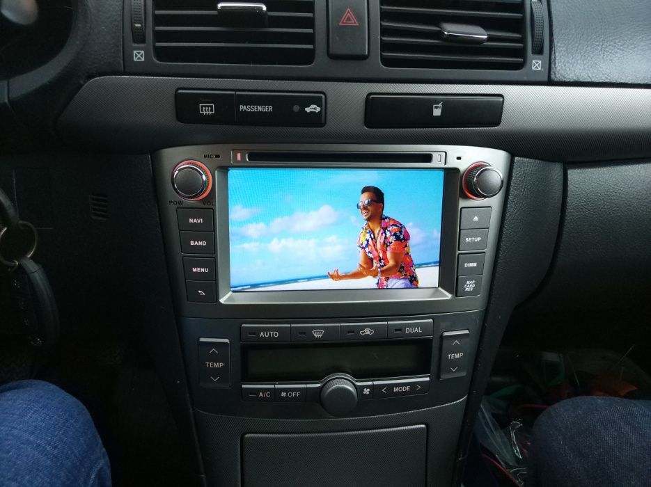 Auto Rádio Toyota Avensis 2003 a 2007 GPS DVD Bluetooth Android