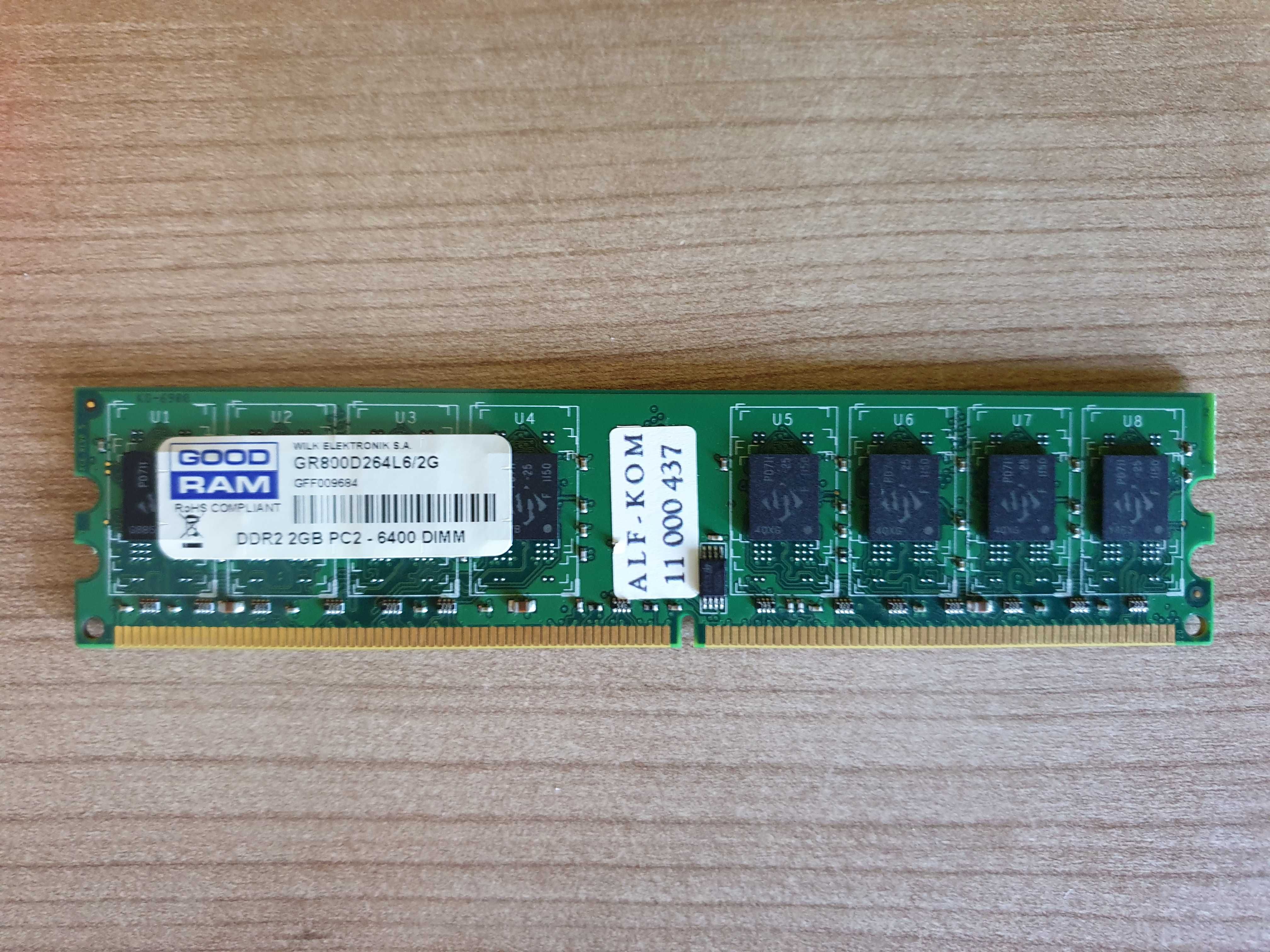 Pamięć RAM DDR2 Goodram PC2-6400 2 GB GR800D264L6