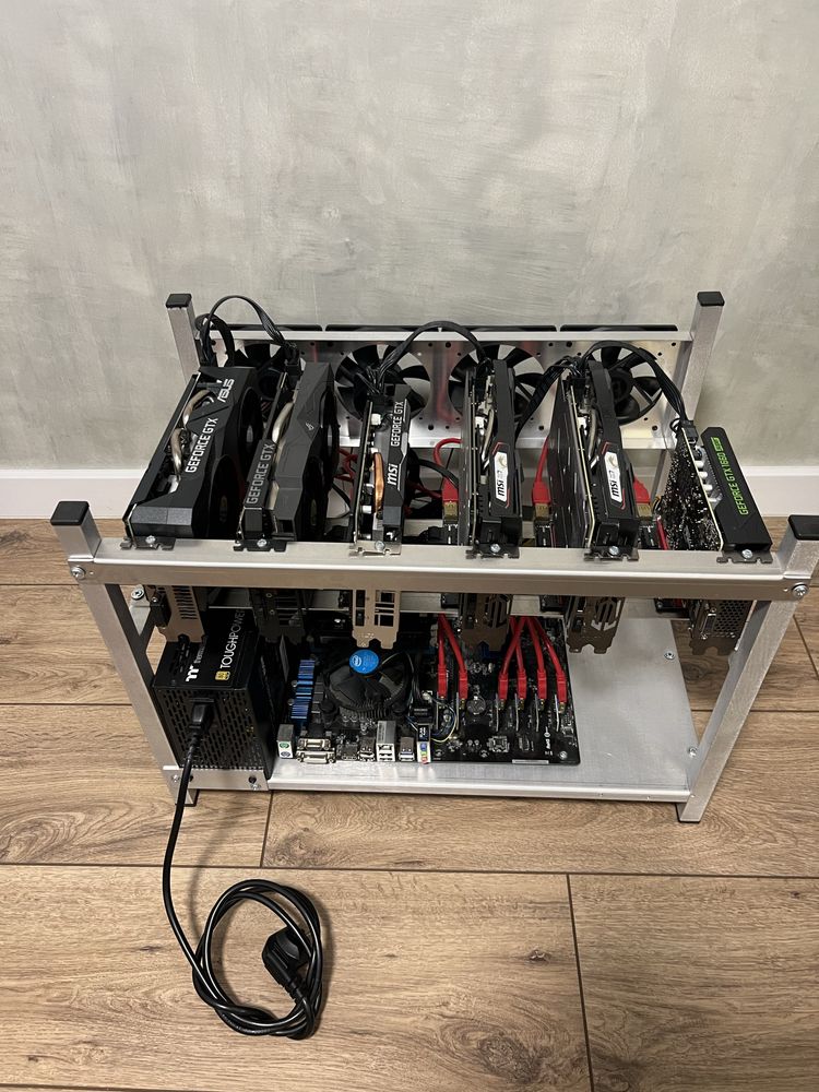 Koparka kryptowalut 6x gtx 1660 super