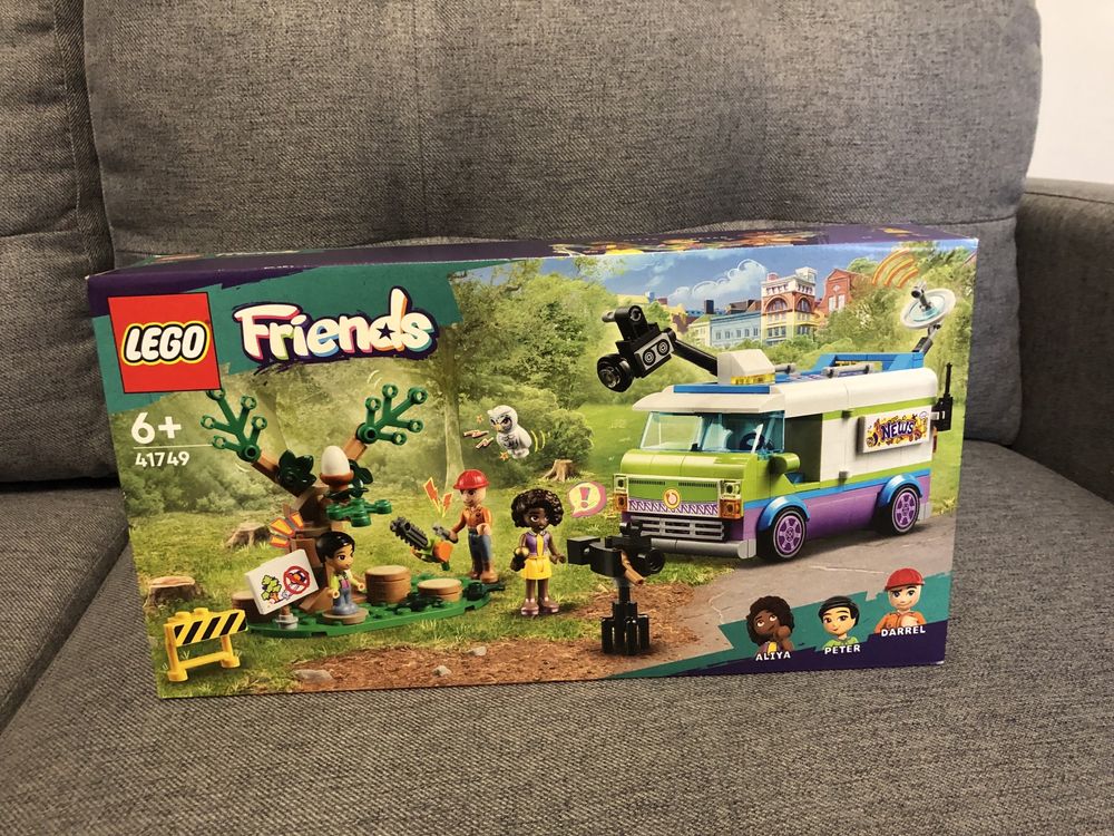 Lego friends 41749 furgonetka reporterska