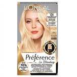 L'Oreal Paris  farba do włosów 01 Bardzo Bardzo Jasny Naturalny Blond