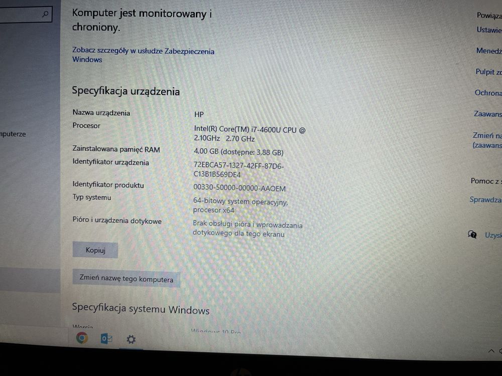 Laptop HP Folio 9480m