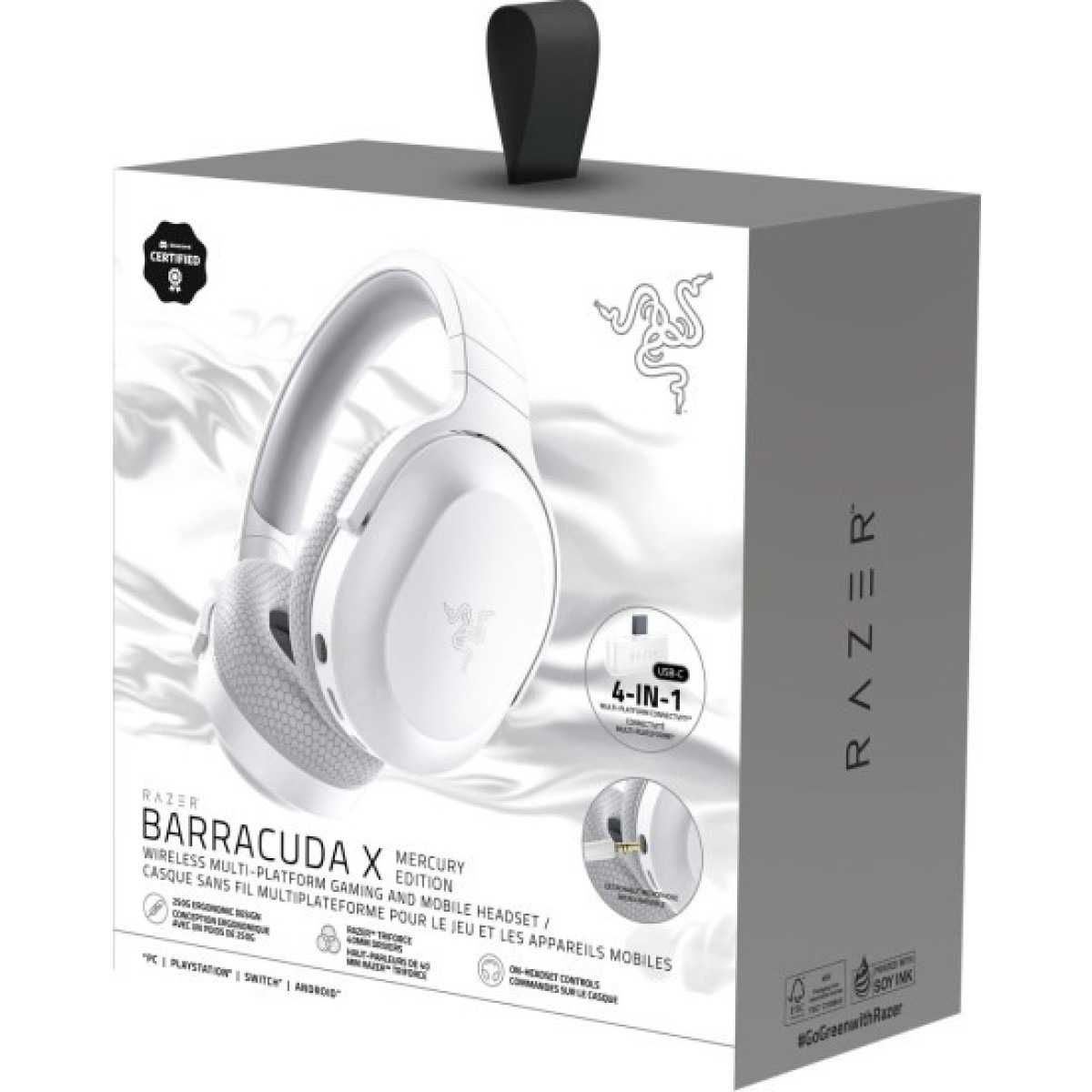 Słuchawki RAZER Barracuda X Mercury Edition