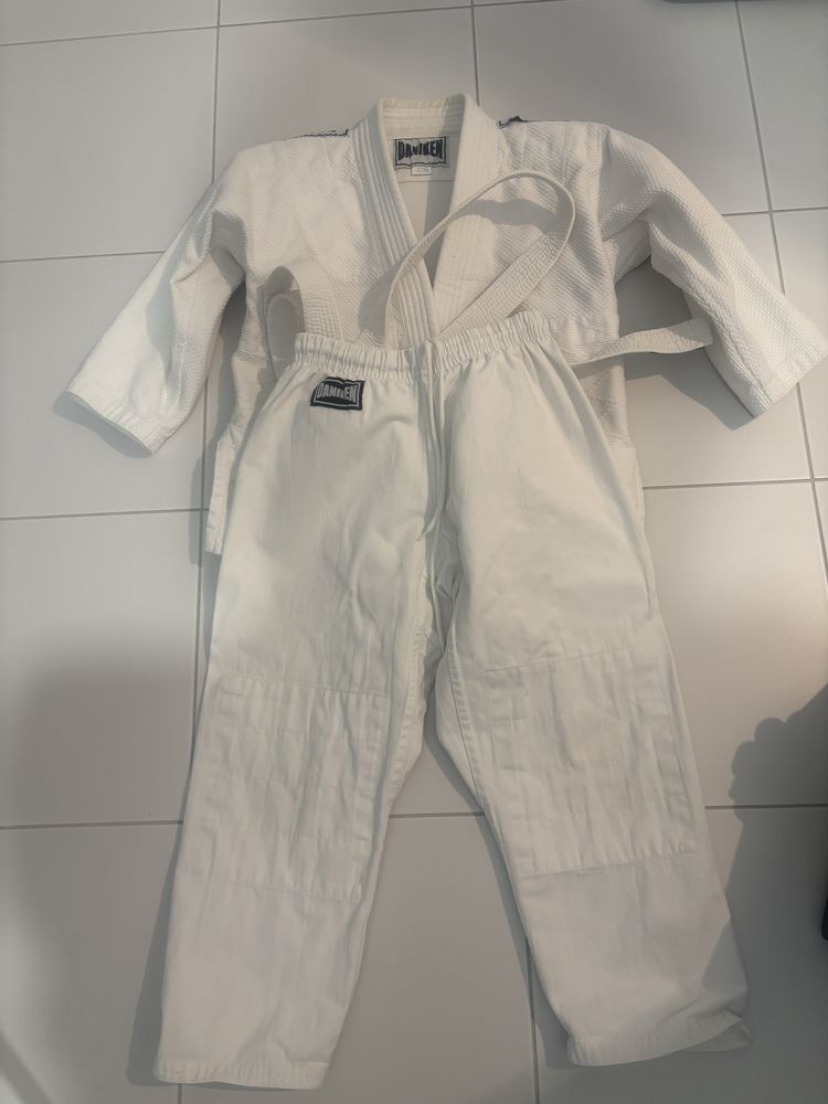 Kimono 140 bialy bawelna