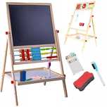 Tablica Kredowa Magnetyczna Dwustronna 6W1 + Zegar