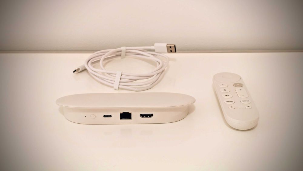 Google Chromecast  TV Streamer 4K Porcelain 32GB / Gwarancja