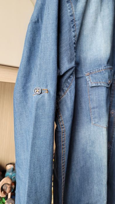 Jeansowa koszula damska jeans denim rozm.L