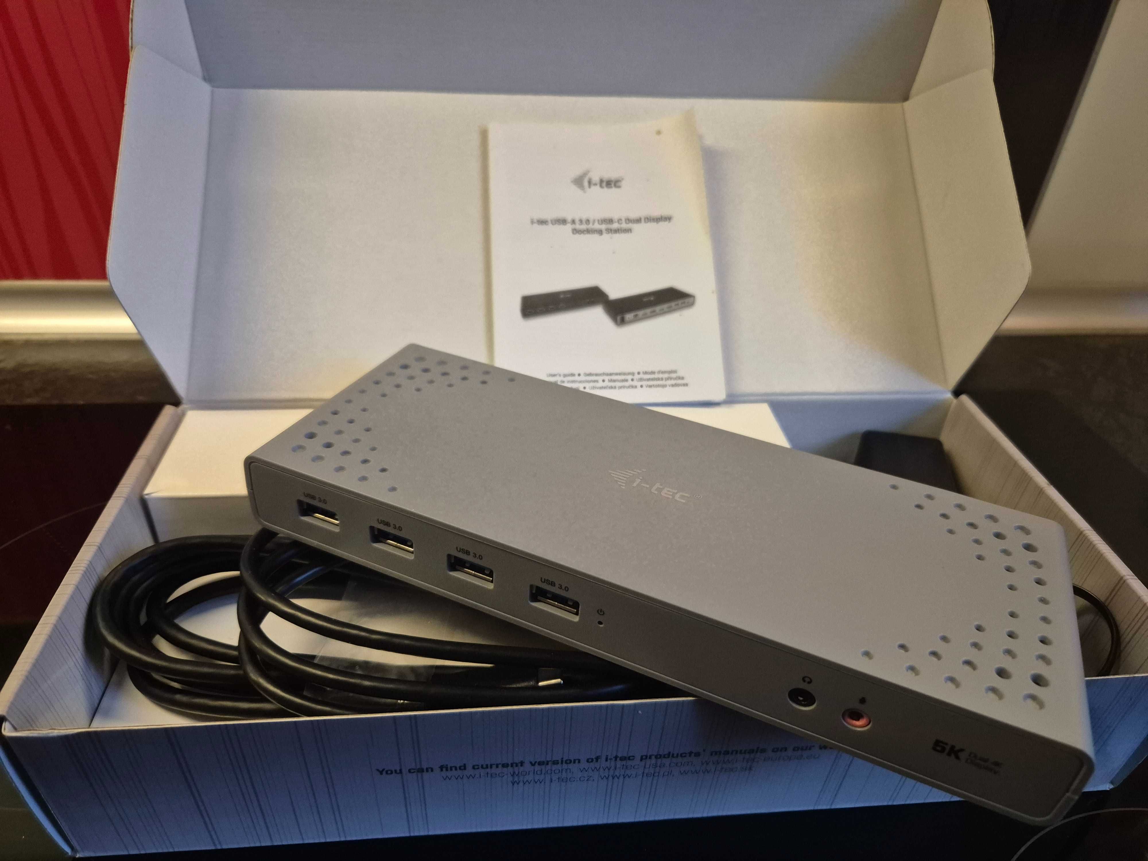 i-tec USB-A 3.0 / USB-C Dual Display Docking Station stacja/replikator