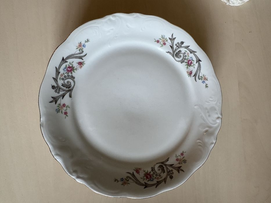 Talerze porcelana Wałbrzych