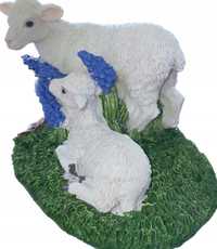 Baranek Wielkanocny figurka dekoracja ozdoba wiosenna świąteczna owca