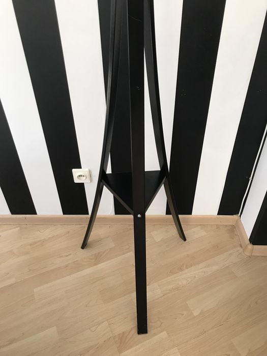Wieszak metalowy stojak loft czarny