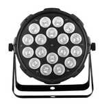 Reflektor Oświetlacz Mocny PAR LED 18x10W RGBW Mix kolorów Strobo DMX