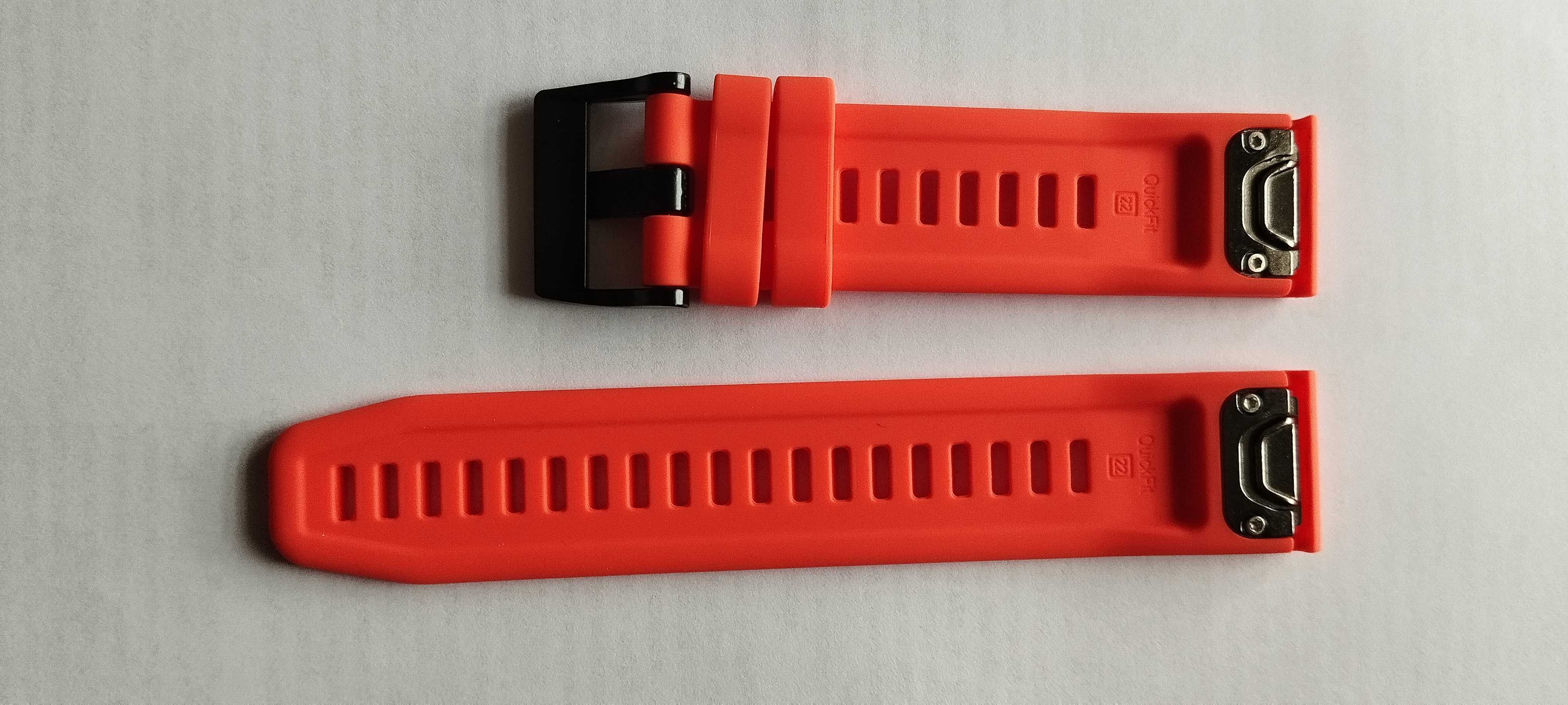 Pasek do Garmin Fenix, Epix 22 mm pomarańcz