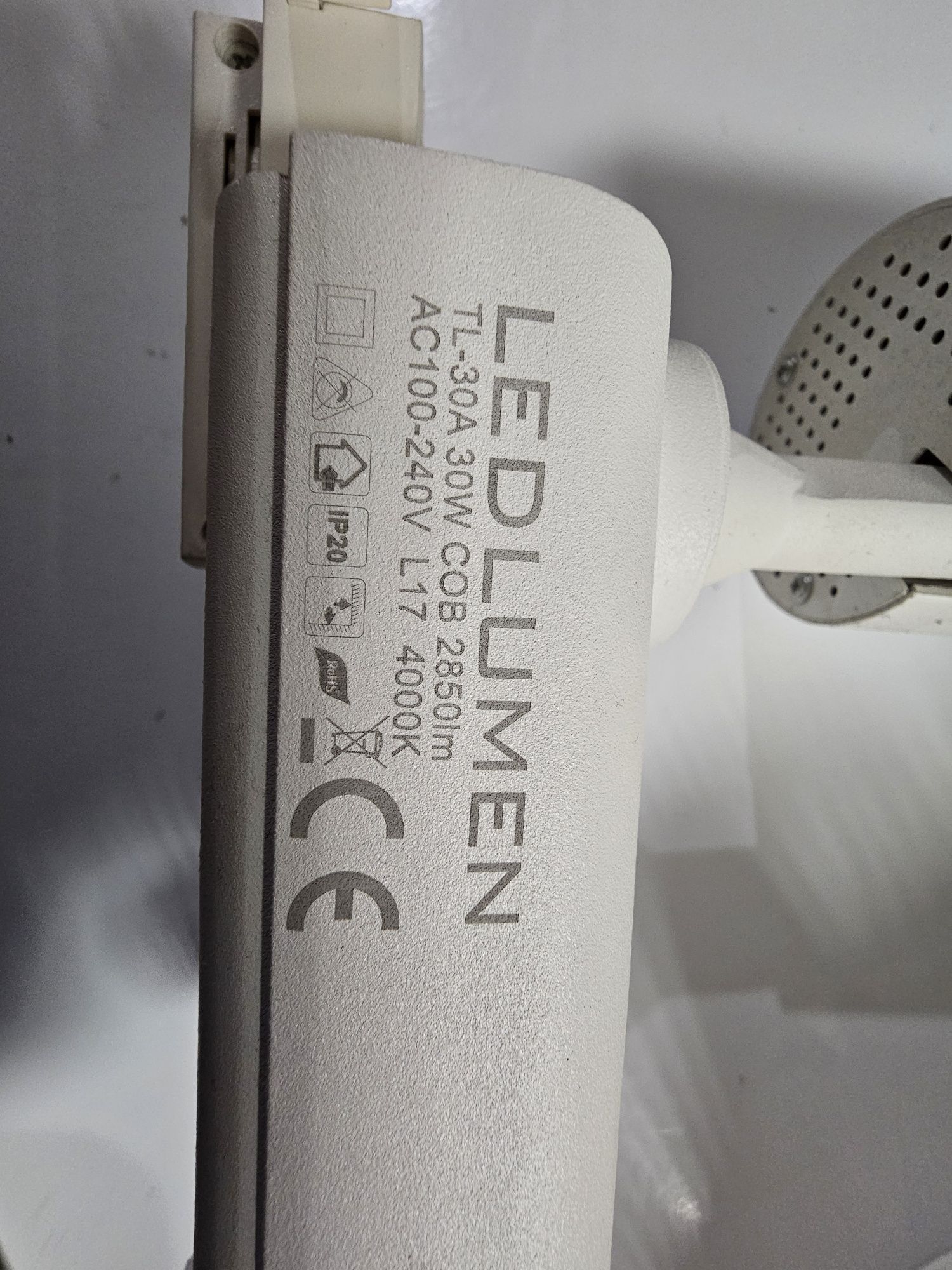 2 sztuki - Reflektor szynowy TL-30A LEDLUMEN  30W