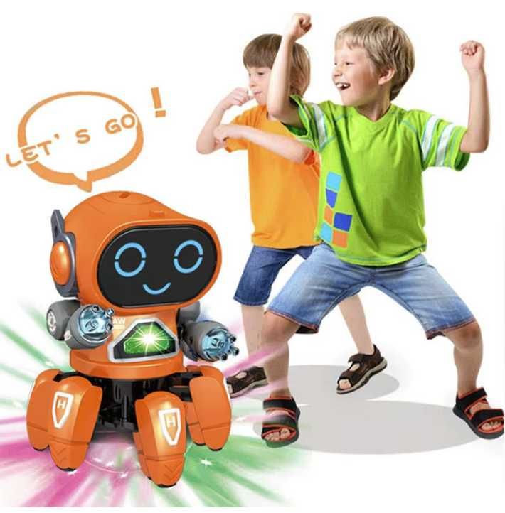 Ośmiornica Robot taneczna dla dzieci Muzyka LED Prezent urodzinowy