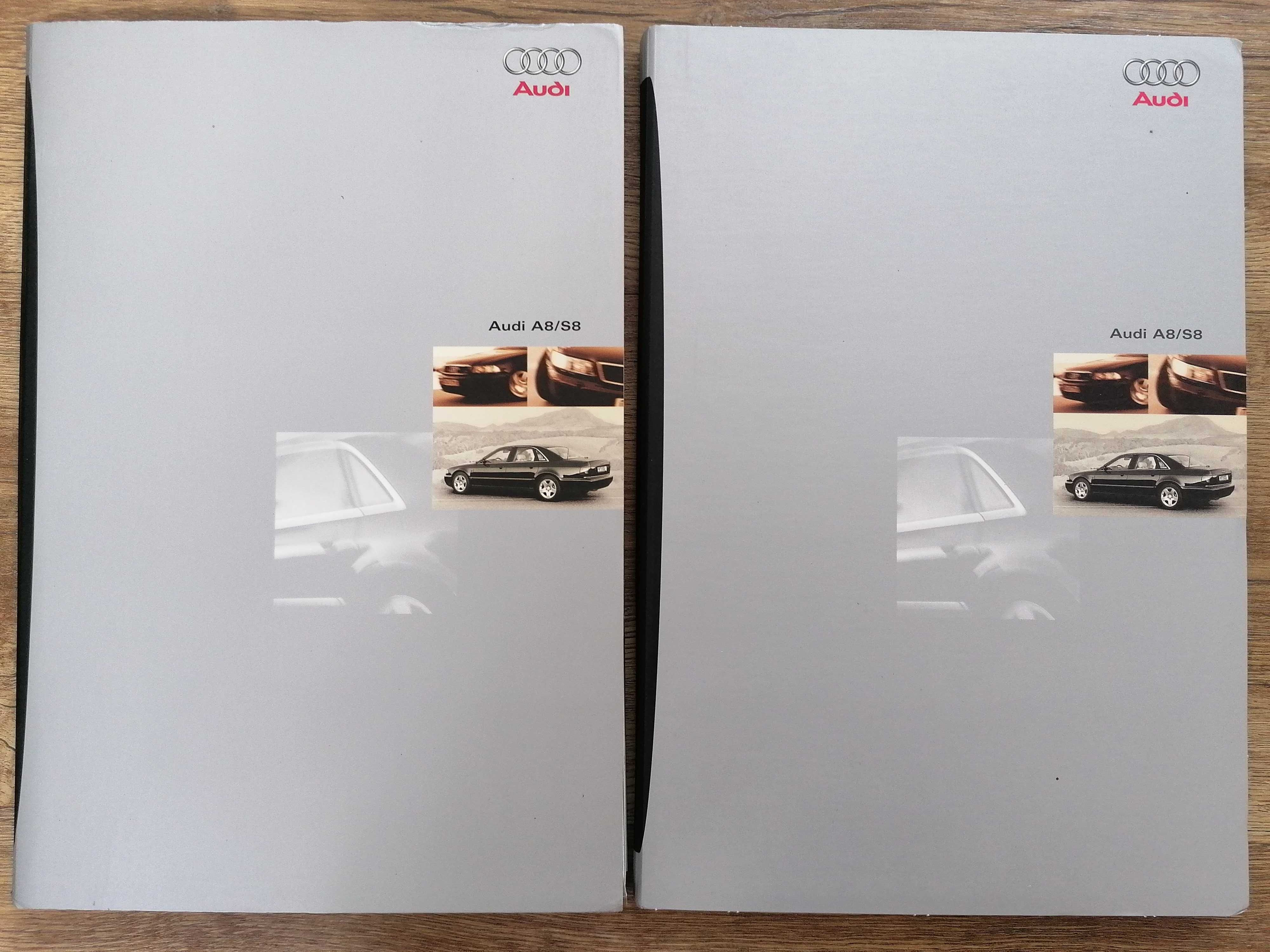 Prospekt Audi A8 S8 D2 teczka