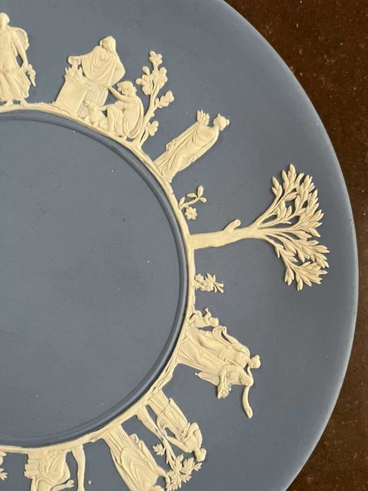 Talerz Wedgwood porcelana biskwitowa bogowie greccy