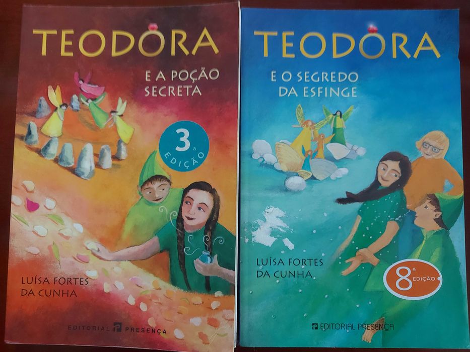 Livros da série Teodora de Luísa Fortes da Cunha