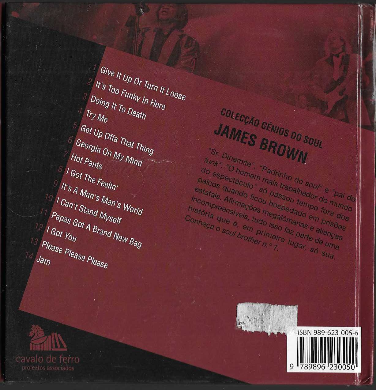 James Brown. Col. Génios do Soul.