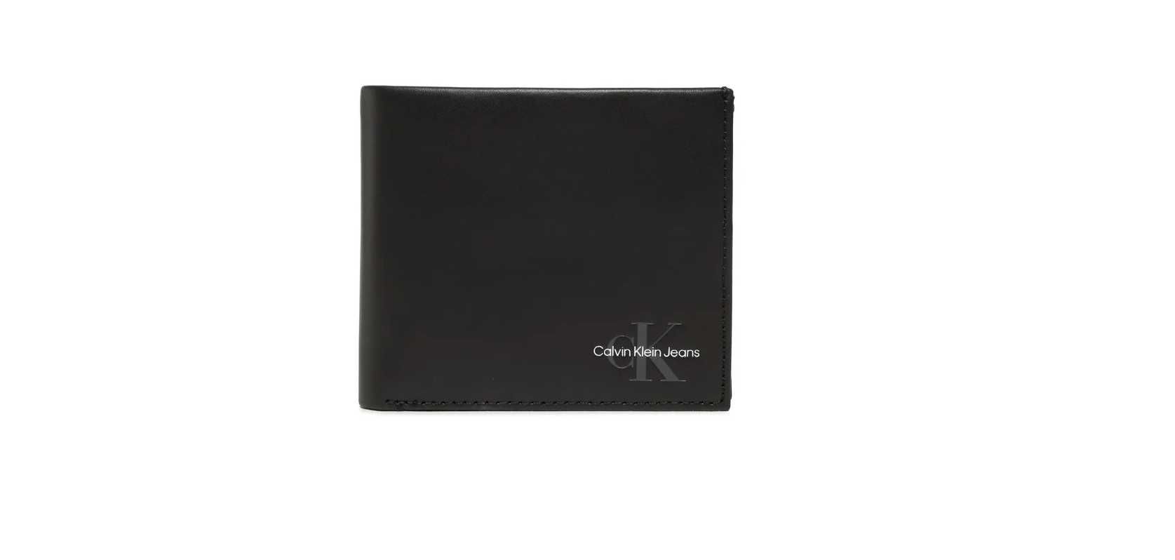 Portfel Męski Calvin Klein skóra naturalna czarny