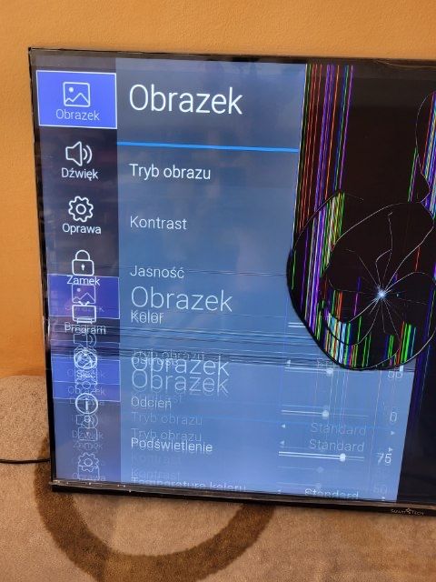 na CZĘŚCi tv Smart Tech 55 cali telewizor LCD