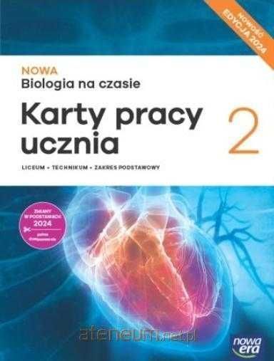 Nowa Biologia Na czasie 2 Edycja 2024 Karty Pracy Podstawowy Nowa Era