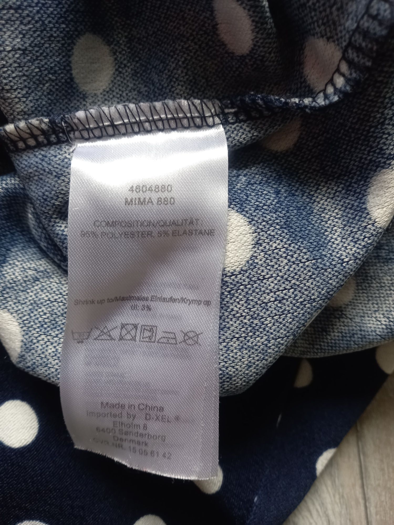 Kombinezon bluzka spodnie kropki  D - Xel roz 14/164 S XS M