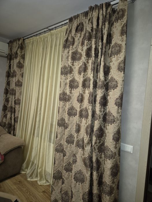 Стильні штори з жакардовим візерунком